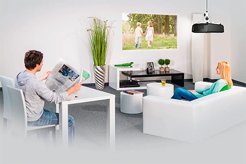 HAMA Universal Projector Wall and Ceiling Mount | Hvid - Lifestyle