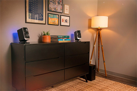 Klipsch ProMedia Lumina Active Bluetooth Speakers - Lifestyle