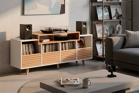 NorStone Oslo 1600 Vinyl Furniture - Oak - Lifestyle