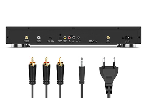 HAMA DIT2105 Tuner With Network, DAB+ og FM radio (BT) - Back