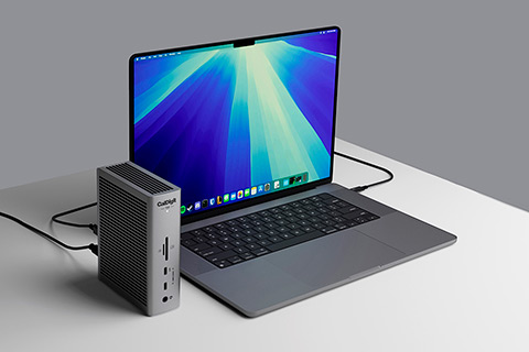 CalDigit TS5 Thunderbolt Station 5 + Thunderbolt 5 cable - Lifestyle