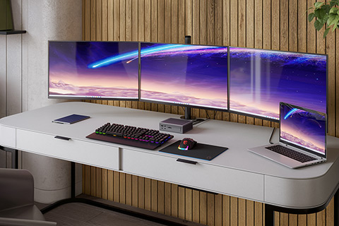 CalDigit TS5 Plus Thunderbolt Station 5 Plus + Thunderbolt 5 cable - Lifestyle