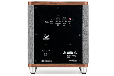 Ruark Audio RS1 MK Subwoofer - Walnut - Back