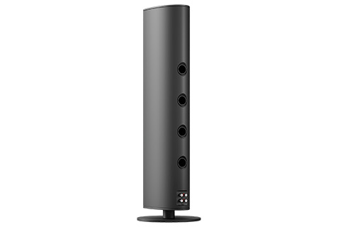 PIEGA Premium 801 Floor Speaker - Black - Back