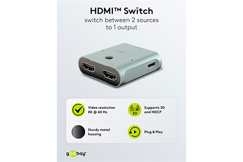 HDMI Switch 2 to 1 - Lifestyle