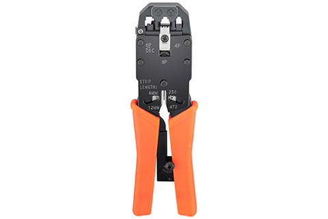 Crimping Tool for Modular Plugs, Compact Design