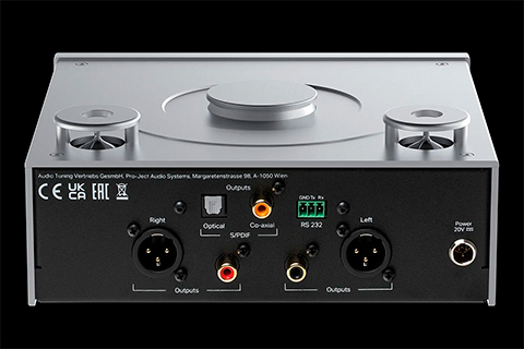 Pro-Ject CD Box RS2 Tube CD Player - Silver - Back