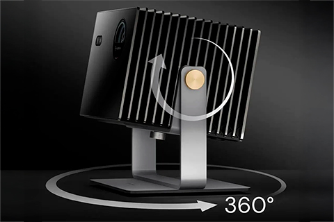 Valerion Gimbal Projector Table Stand - Lifestyle