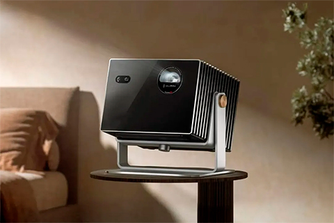 Valerion Gimbal Projector Table Stand - Lifestyle