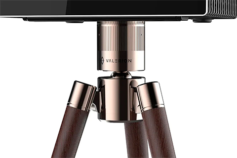 Valerion Projector Tripod Stand | Walnut