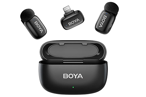 Boya Microphone Mini Wireless X2 AI Lightning, 2.4GHz