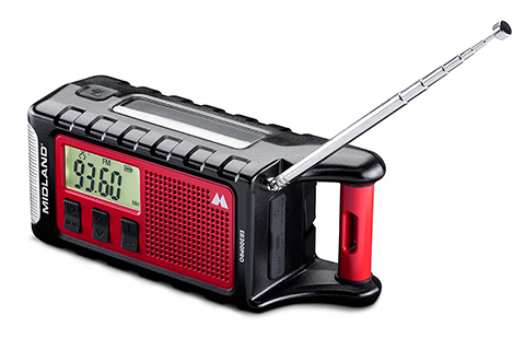 ER300 Pro FM/AM Emergency Radio with Flashlight (10.000 mAh)