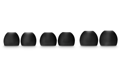 HAMA Silicone Ear Tips 6-Pack | Black