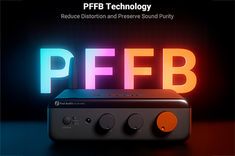 Fosi Audio BTA20A Max Bluetooth stereo amplifier | 48V (2x 300W, 4 Ohm) - Lifestyle