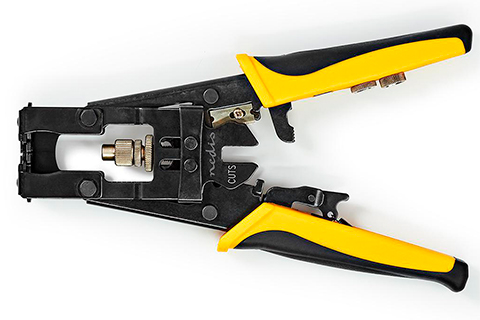 Compression Tool for Antenna Cables