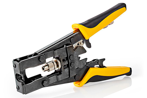 Compression Tool for Antenna Cables