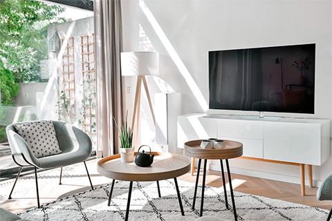 Sinox SWB7150 StandView TV table stand with glass base (26–55