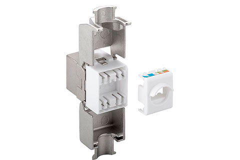 Keystone RJ45 CAT6A, STP