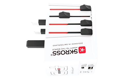 Skross World Adapter MUV USB-C Cuntry adapter