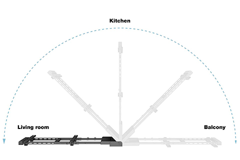 Multibrackets M Motorized Swing Mount X-Large (37–70