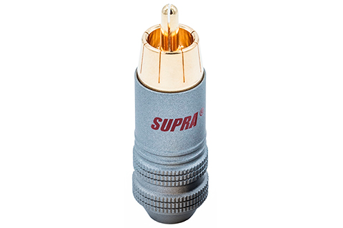 SUPRA RCA-6SC RCA plugs Single - Red