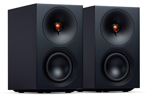 L/R S Active Bookshelf Speakers - Black