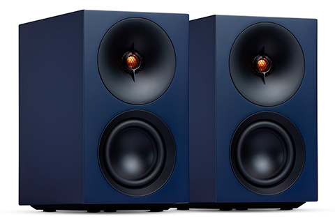 L/R S Active Bookshelf Speakers - Blue