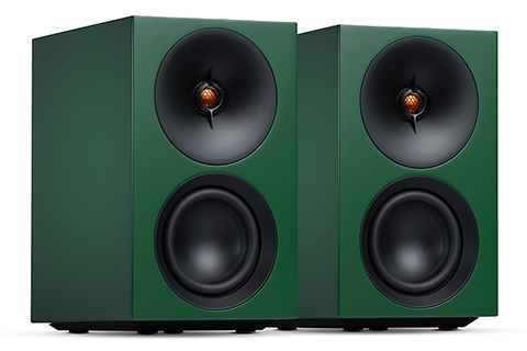 L/R S Active Bookshelf Speakers - Green