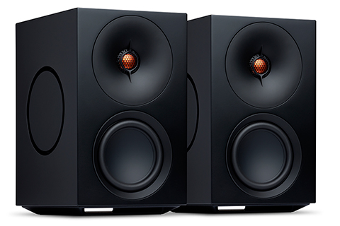 L/R M Active Bookshelf Speakers - Black