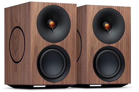 Cambridge Audio L/R M Active Bookshelf Speakers - Walnut