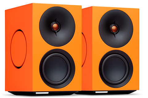 Cambridge Audio L/R M Active Bookshelf Speakers - Orange