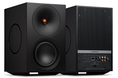 Cambridge Audio L/R X Active Bookshelf Speakers - Black