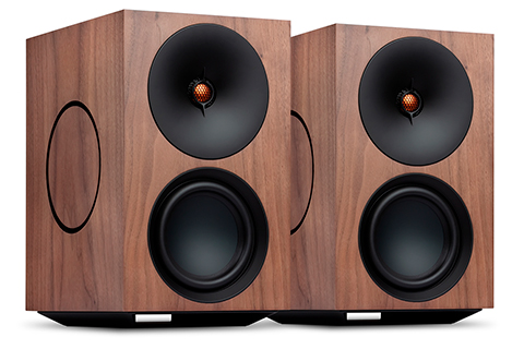 Cambridge Audio L/R X Active Bookshelf Speakers - Walnut