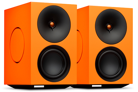 Cambridge Audio L/R X Active Bookshelf Speakers - Orange
