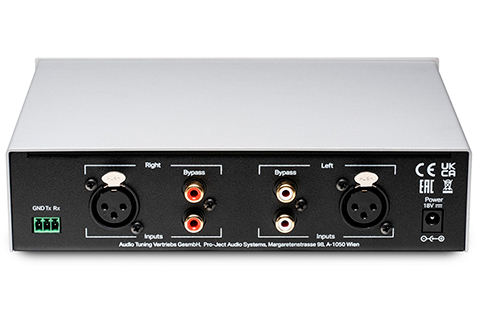 Pro-Ject Head Box S3 B Headphone Amplifier - Silver - Back