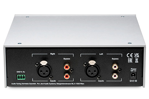 Pro-Ject Head Box DS3 B Headphone Amplifier - Silver - Back
