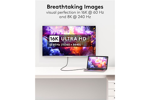 Ultra96 High Speed HDMI 2.2 cable (16K@60Hz, 8K@240Hz) - Lifestyle