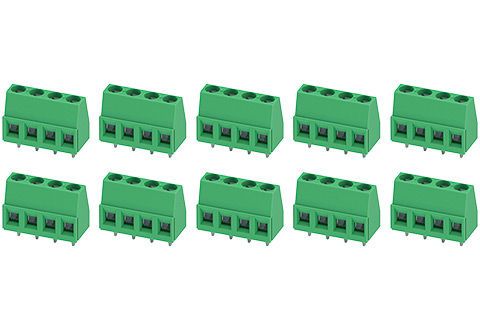 Phoenix terminal connetor for PCB mounting (4 pole MKDS) x 10