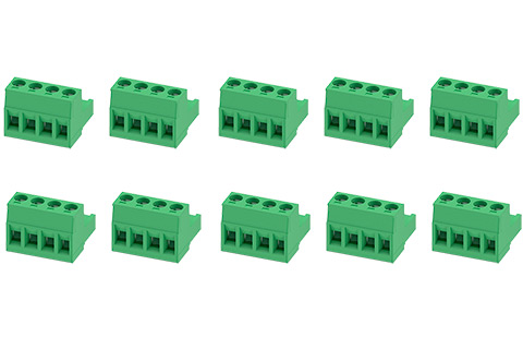 Phoenix terminal connetor for PCB mounting (4 pole MSTB) x 10