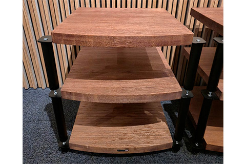 Eris 2 Eco 5 HiFi Rack, 3 shelfs, Dark Bamboo - Demo