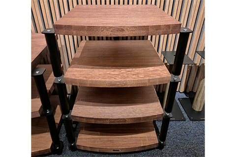 Eris 2 Eco 5 HiFi Rack, 4 shelfs, Dark Bamboo - Demo