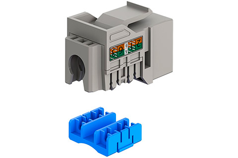 Keystone Module RJ45 CAT 6A, UTP, Slim & Short