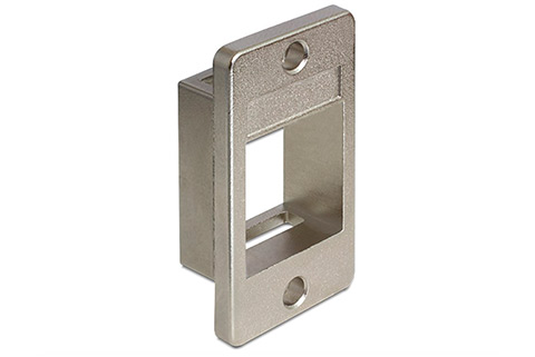 Keystone Holder/Bezel for Device Installation