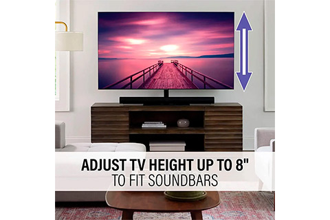 SANUS Universal TV Swivel Stand Max | Black (VESA 600x400) - Lifestyle