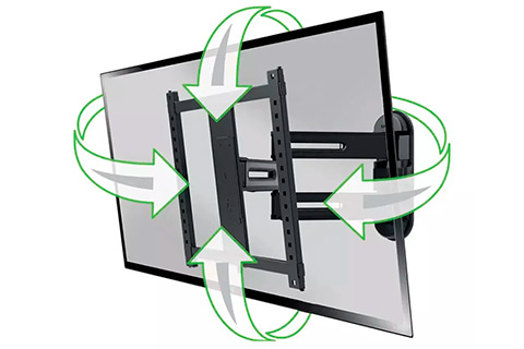 SANUS TV-ophæng 4D Max Full Motion | Black (32–65