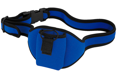 Belt bag for wireless pocket transmitters | Blue