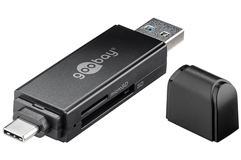 USB 3.0 SD Card Reader (USB-C – USB-A)