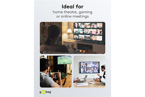 2-1 Port manuel HDMI 2.0 switch - Black - Lifestyle