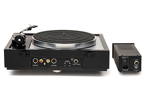 Thorens TD1600/TP160 Turntable - Black - Back