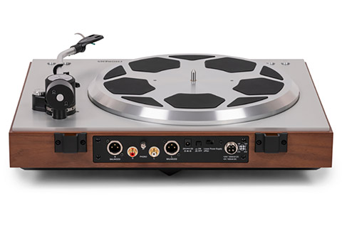 Thorens TD 404 DD Turntable - Oak - Back